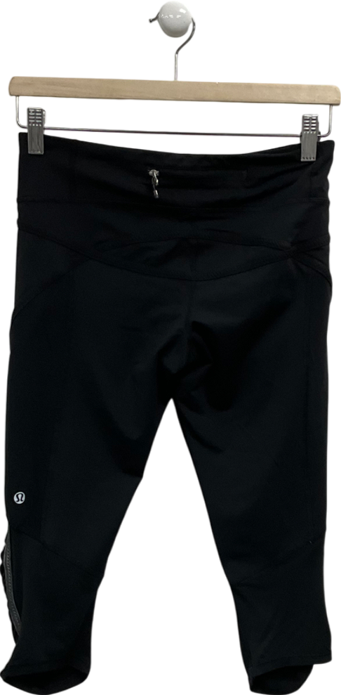 Lululemon Black Capri Leggings UK 10