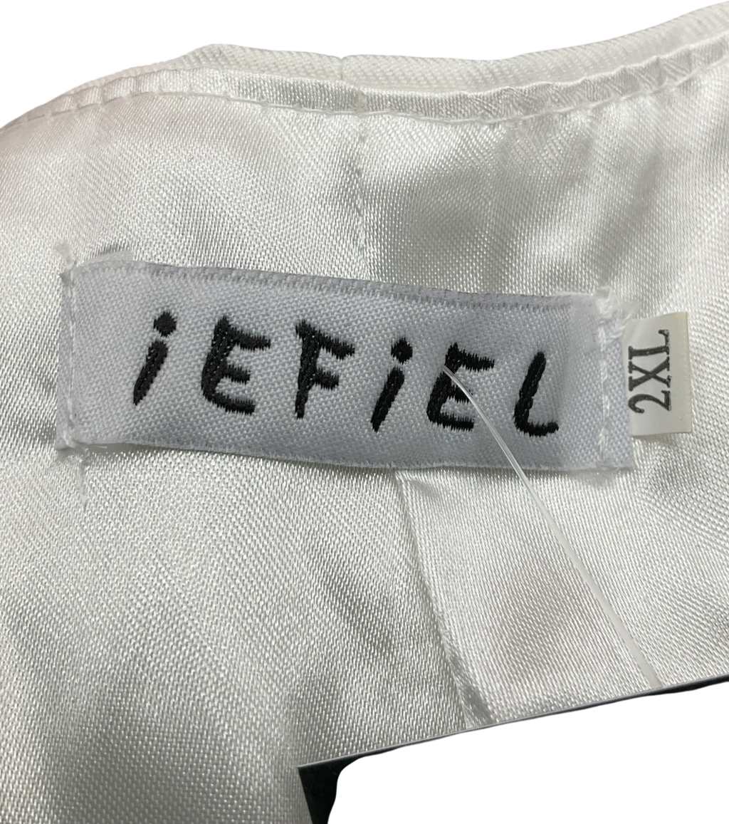 iefiel Metallic Sequin Waistcoat UK XXL