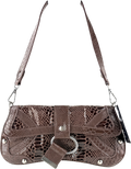 Urban Outfitters Brown Y2k Snake Print Shoulder Bag