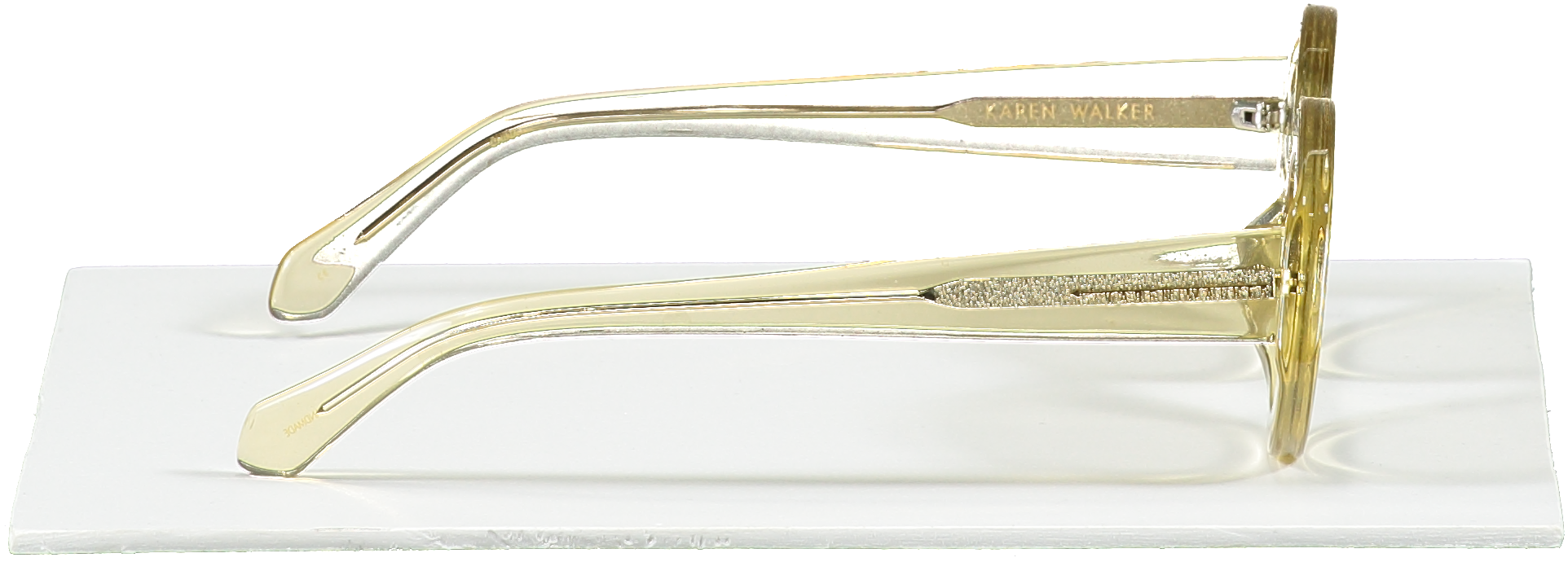 Karen Walker Green Bishop Crystal Sunray Sunglasses