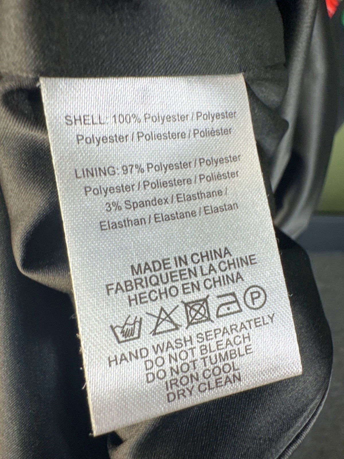 SAU LEE Black Multi Rayna Dress UK 10