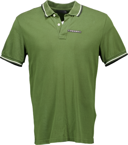 Prada Green Polo Shirt UK XL