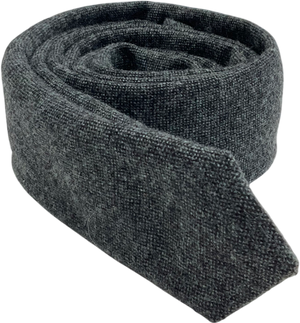 Carven Grey Flex Wool Tie One Size