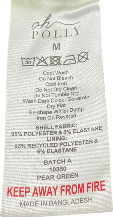 Oh Polly Green Lillian Trousers And Top Set UK M