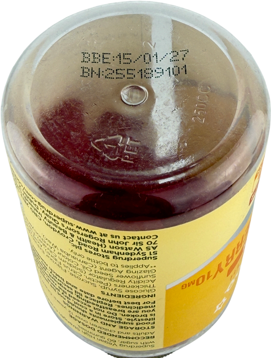 Superdrug Cranberry Gummies X60