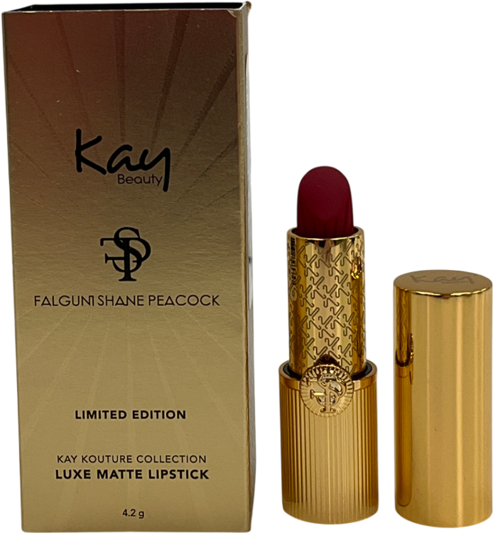 KAY BEAUTY Falguni Shane Peacock Luxe Matte Lipstick Crimson Silk 4.2g