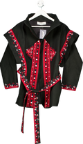 Nadya Shah Black Helena Belted Jacket UK XS/S