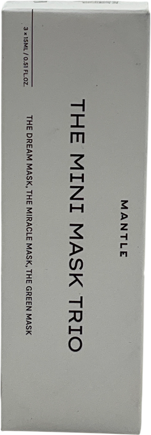 mantle The Mini Mask Trio The Dream Mask + The Green Mask + The Miracle Mask 3x15ml