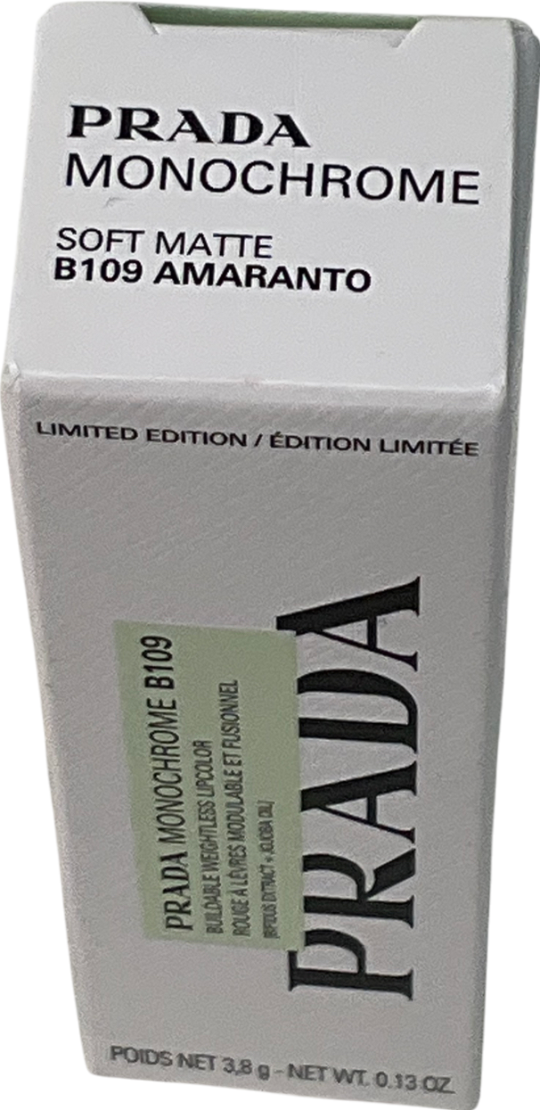 Prada Monochrome Soft Matte Lipstick 109 3.8