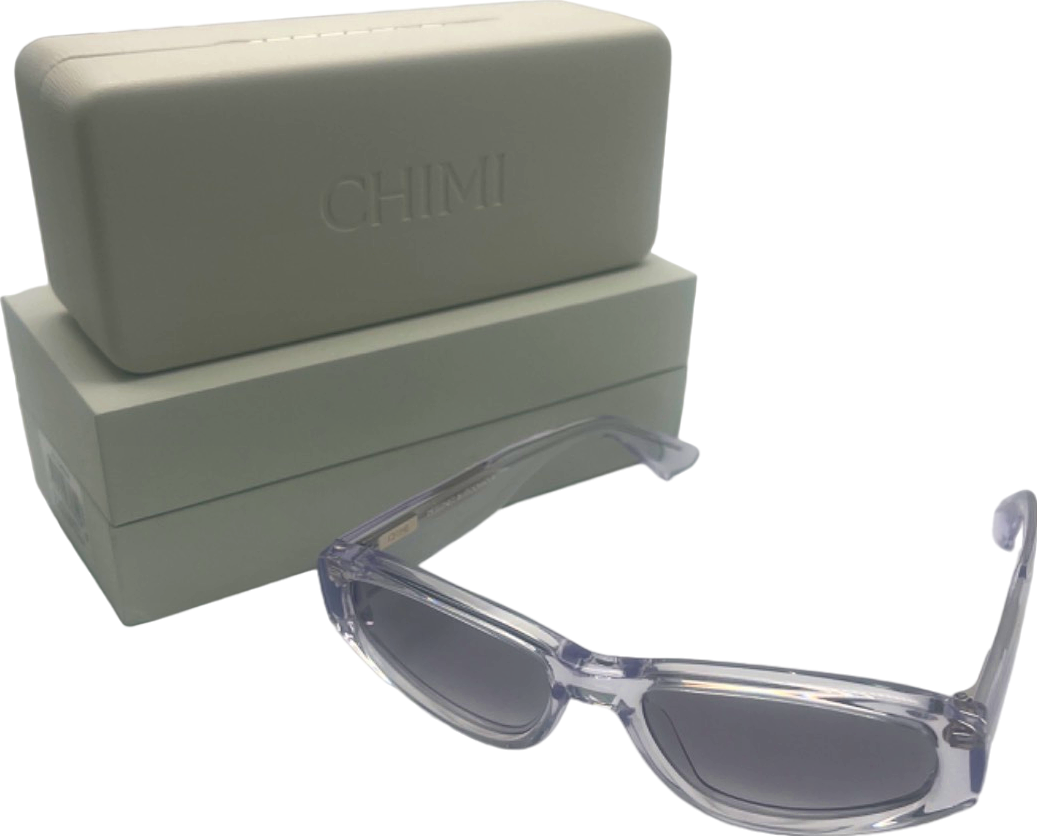 Chimi Clear Rectangular Sunglasses