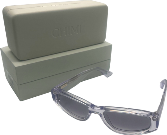 Chimi Clear Rectangular Sunglasses
