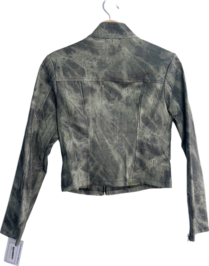 Fashion Nova Grey Washed Denim Jacket XS