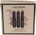 Laura Mercier Crème De La Crème Mini Caviar Stick Eyeshadow Trio - Ed Rose Meringue, Strapless, Wild Rose 1g X3