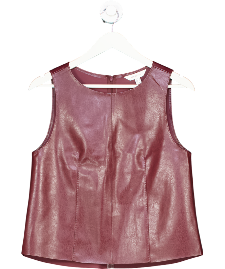 H&M Red Coated Vest Top UK S