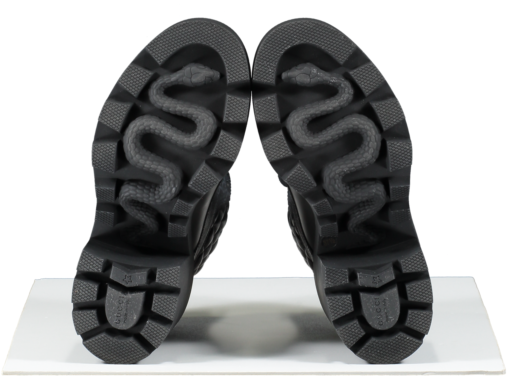 Gucci Gg Ankle Boot In Black Supreme Canvas UK 4.5 EU 37.5 👠