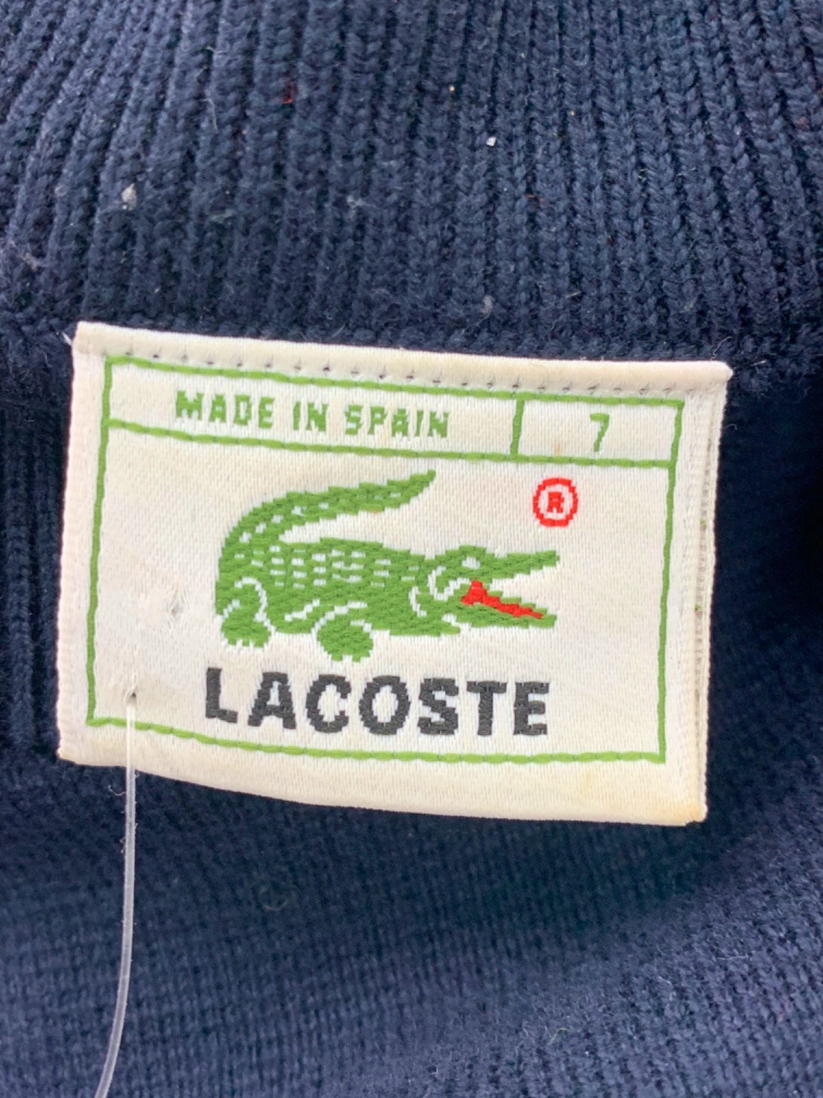 Lacoste Navy Striped Jumper XXL