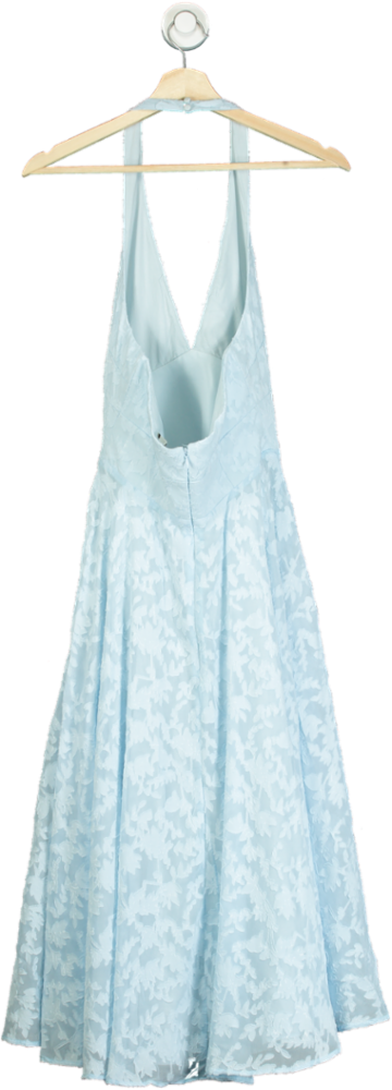 House of CB Light Blue Halter Maxi Dress S