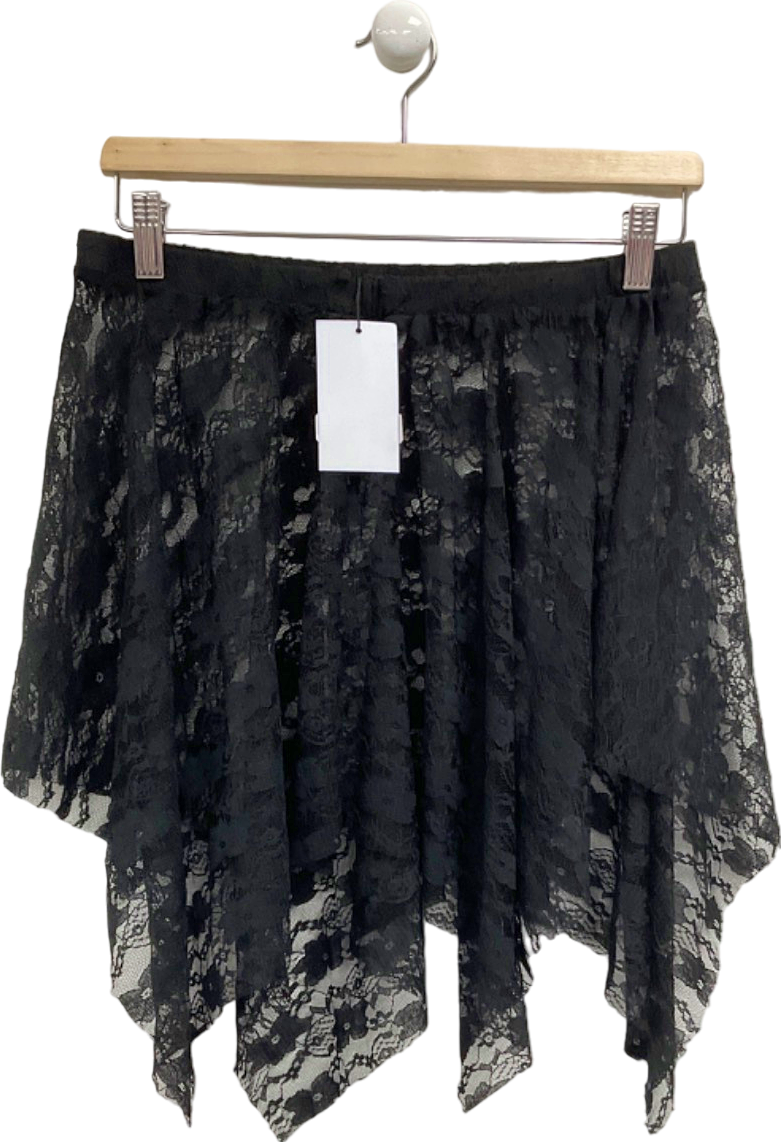 Rendal Black Lace Skirt One Size