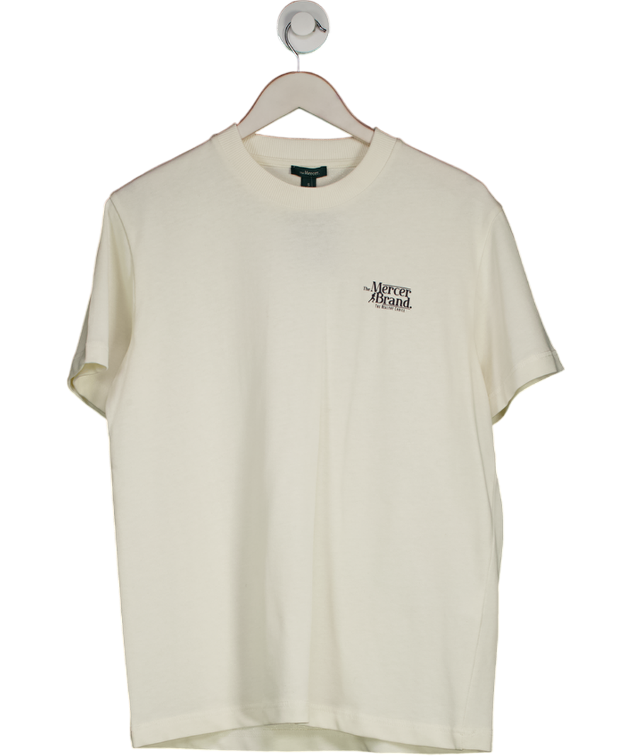 Off White The Mercer Brand Heavy Logo Tee UK S