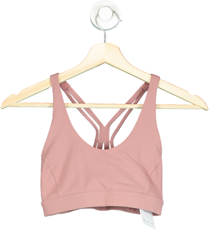 Lululemon Pink Strappy Sports Bra No Size Reliked