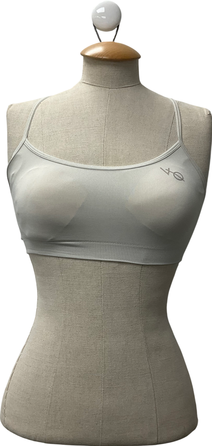 Vanquish fitness Cream Seamless Clay Multiway Low Support Bra UK XS