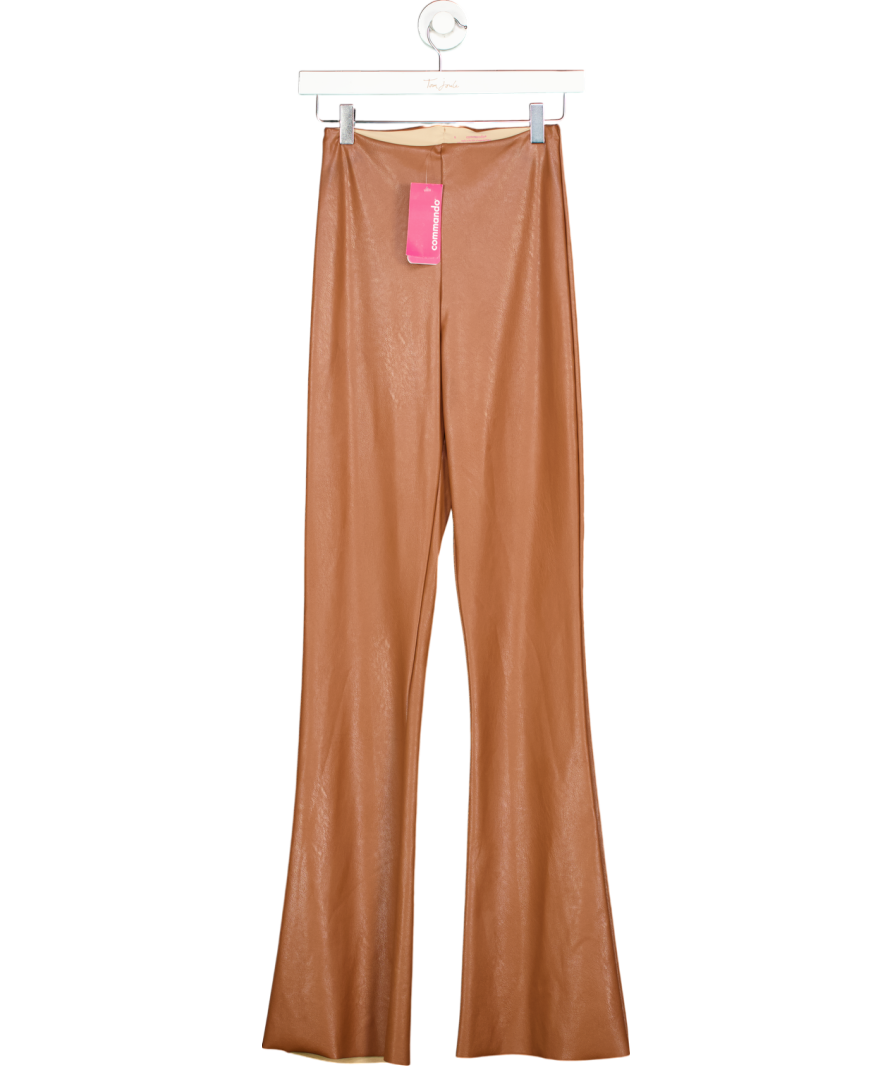 Commando Brown Faux Leather Leggings In Cocoa UK L