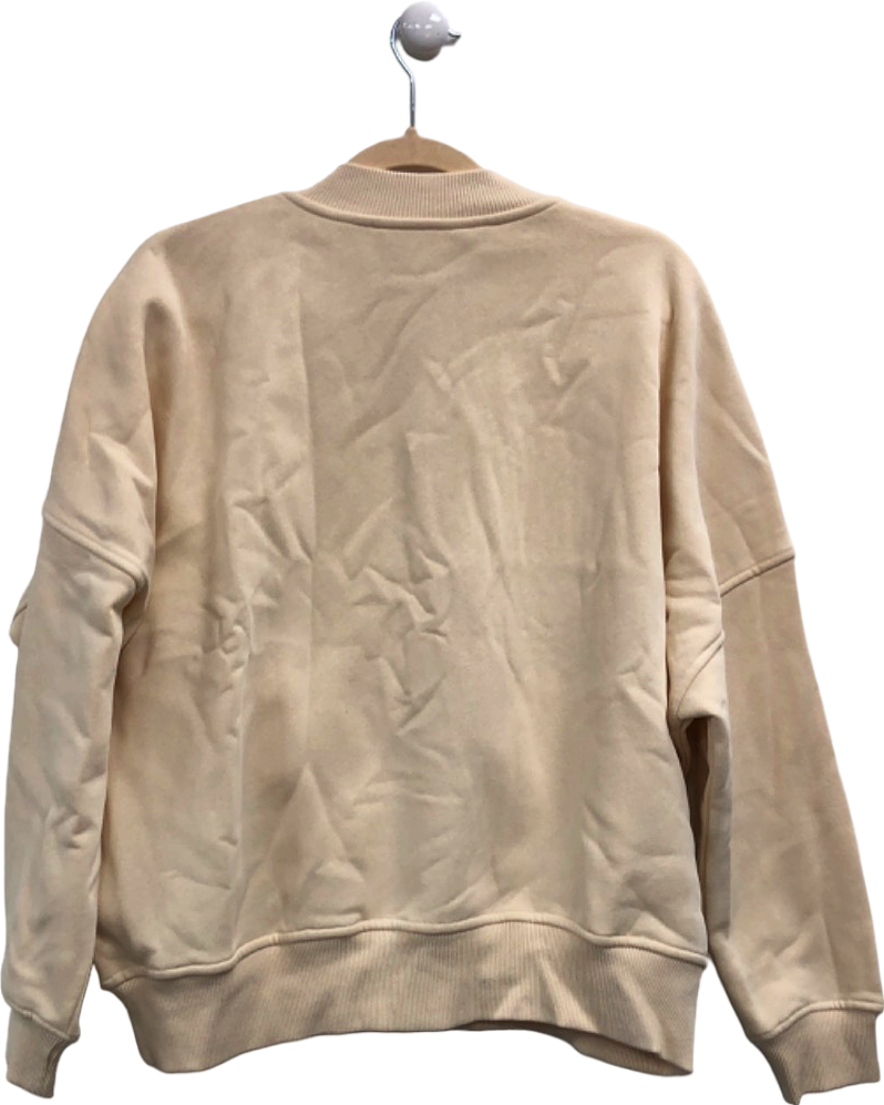 River Island Beige Relaxed Sweatshirt UK S