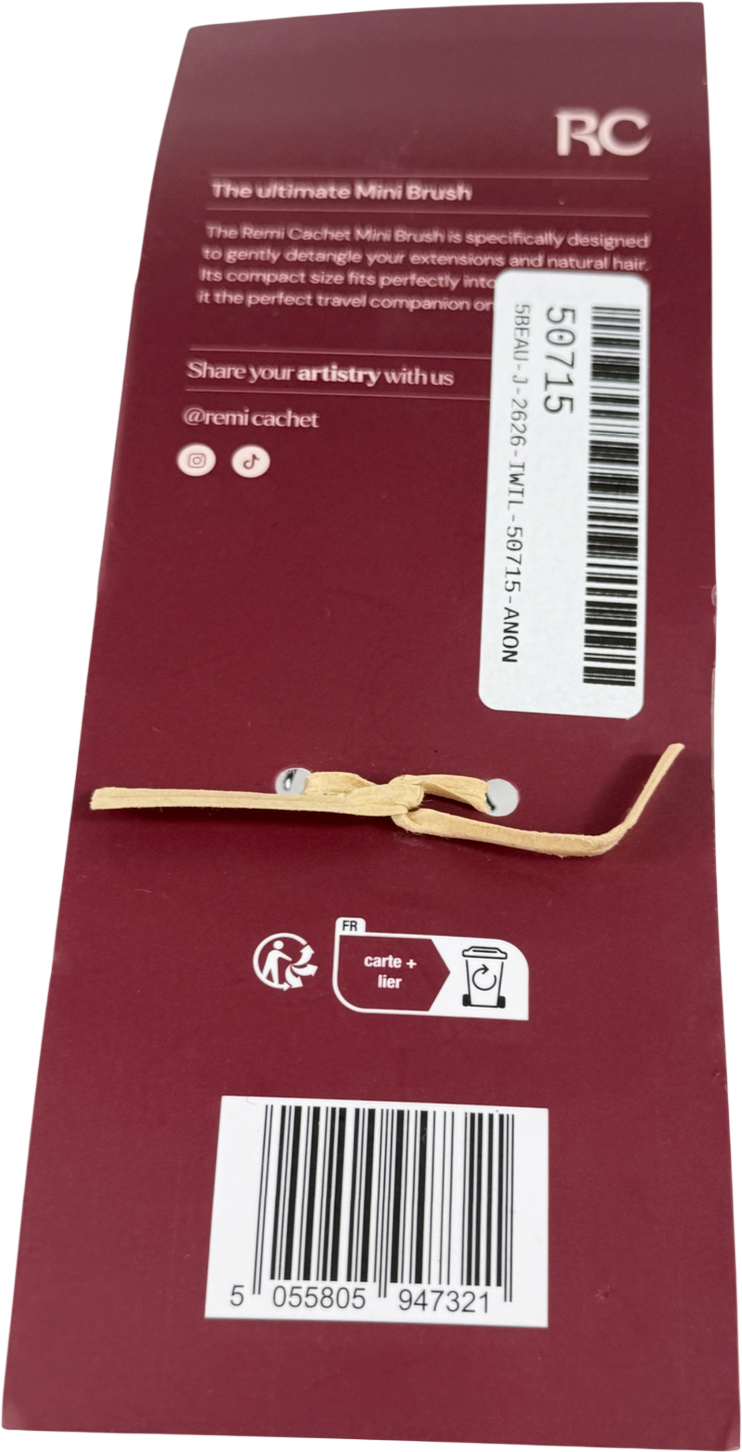 Remi cachet Mini Hair Extension Brush Claret S