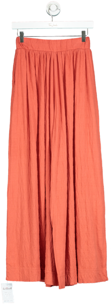 Free People Beach Peach Wide-Leg Trousers UK XS