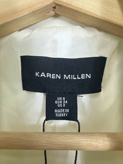 Karen Millen White Blazer UK 6