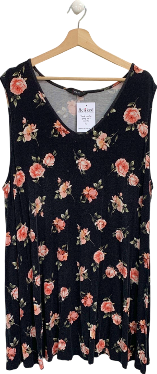 Yours Floral Print Sleeveless Top UK 26/28