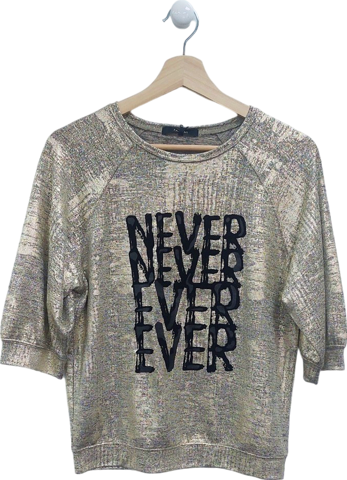 Jaspal Metallic Never Ever Top UK XS