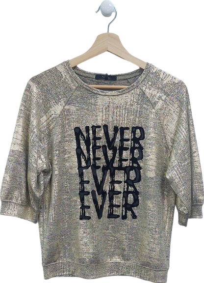 Jaspal Metallic Never Ever Top UK XS