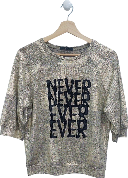 Jaspal Metallic Never Ever Top UK XS