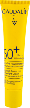 Caudalie Very High Protection Lightweight Cream Spf50+ 40ml