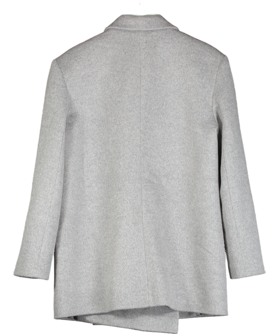 Bazilika Grey Wool Double Breasted Jacket One Size