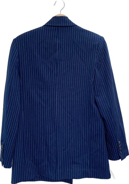 Shona Joy Navy Pinstripe Blazer UK 8