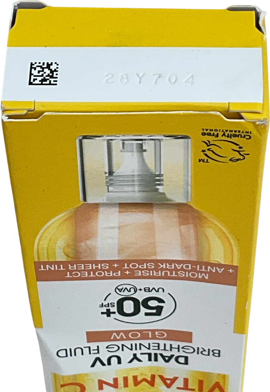 Garnier Vitamin C Daily Uv Brightening Fluid Sheer Glow, Spf50+ 40ml