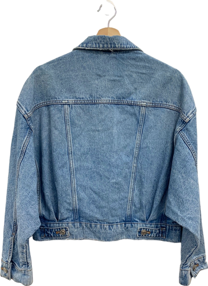 Zara Blue Denim Oversized Jacket UK 6