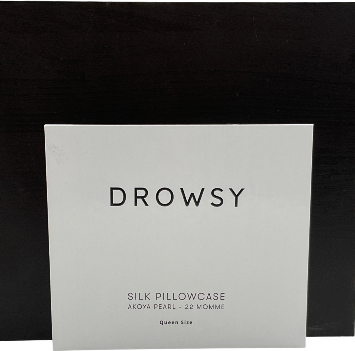 drowsy White Akoya Pearl Silk Pillowcase One Size