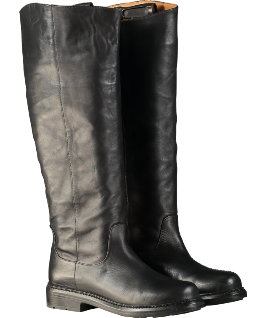 NA-KD Black Knee High Boots UK 6 EU 39 👠