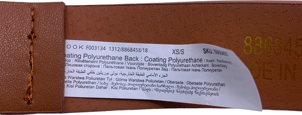 New Look Brown Faux Leather Belt XS/S