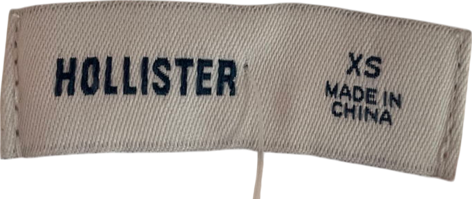 Hollister White Button Down Cardigan UK XS