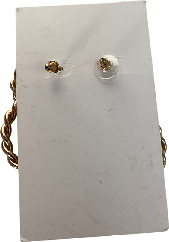 8 Other Reasons Metallic Double Twisted Drop Down Earrings One Size