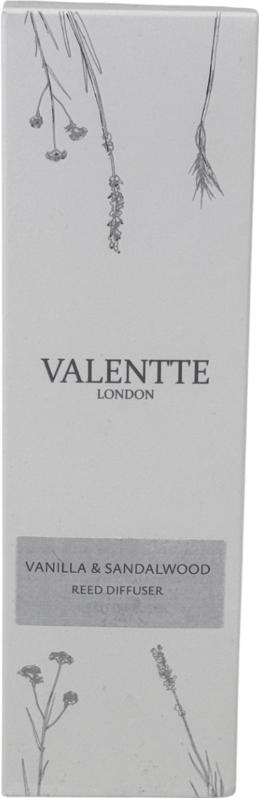 VALENTE LONDON White Reed Diffuser – Vanilla & Sandalwood 100ml