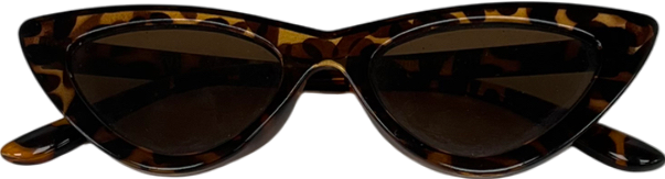 ZARA Brown Cat Eye Sunglasses One Size