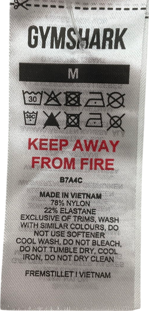 gymshark Black Crossover Regular Flared Leggings UK M