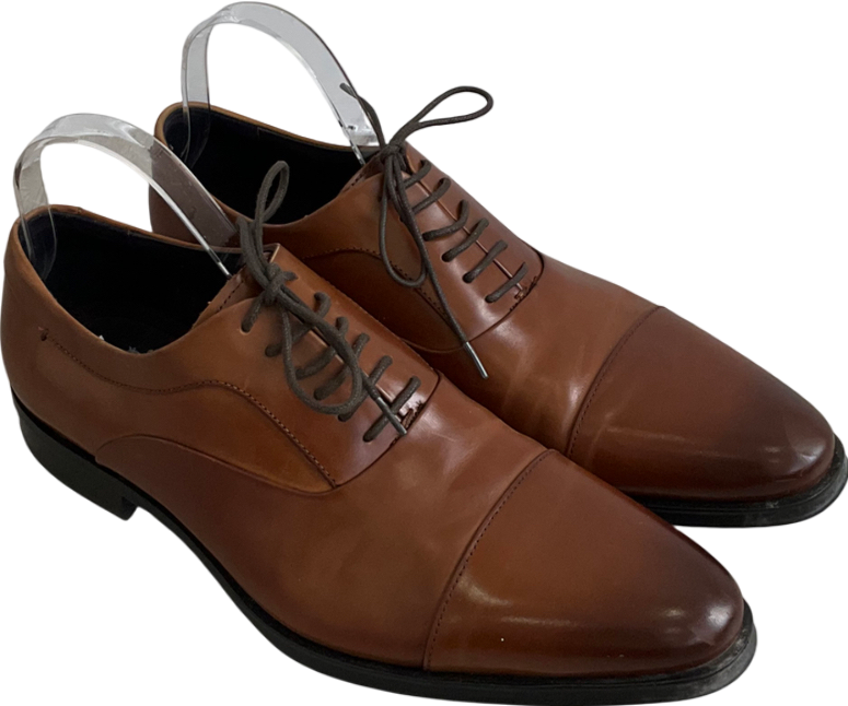 John White Brown Guildhall Tan Oxford Shoes UK 8 EU 42 👞