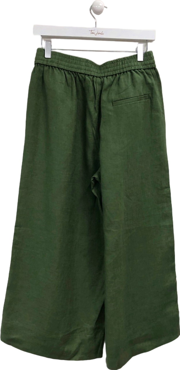 WYSE Green Linen Trousers UK 8