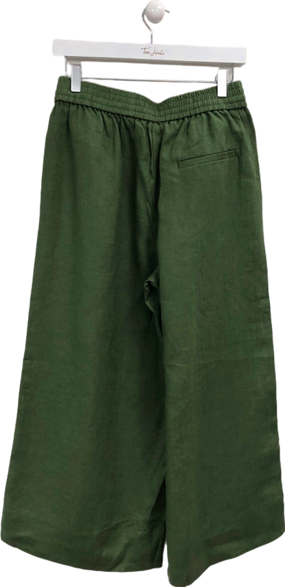 WYSE Green Linen Trousers UK 8